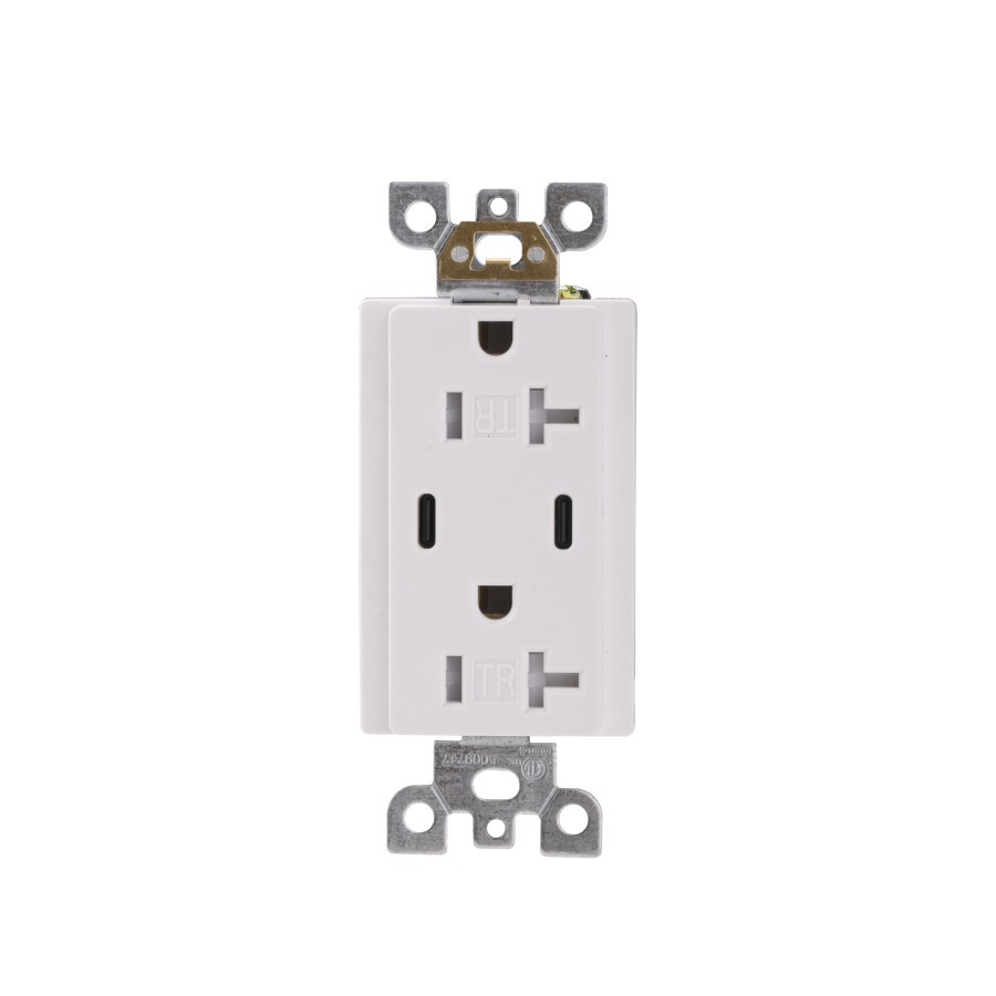 BAA-025D 20A USB Outlet With 2 Type C