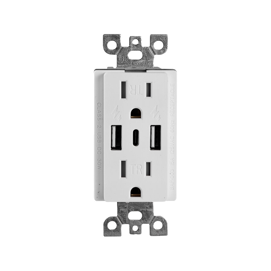 BAP-003 30W USB Outlet With 1 Type C + 2 Type A