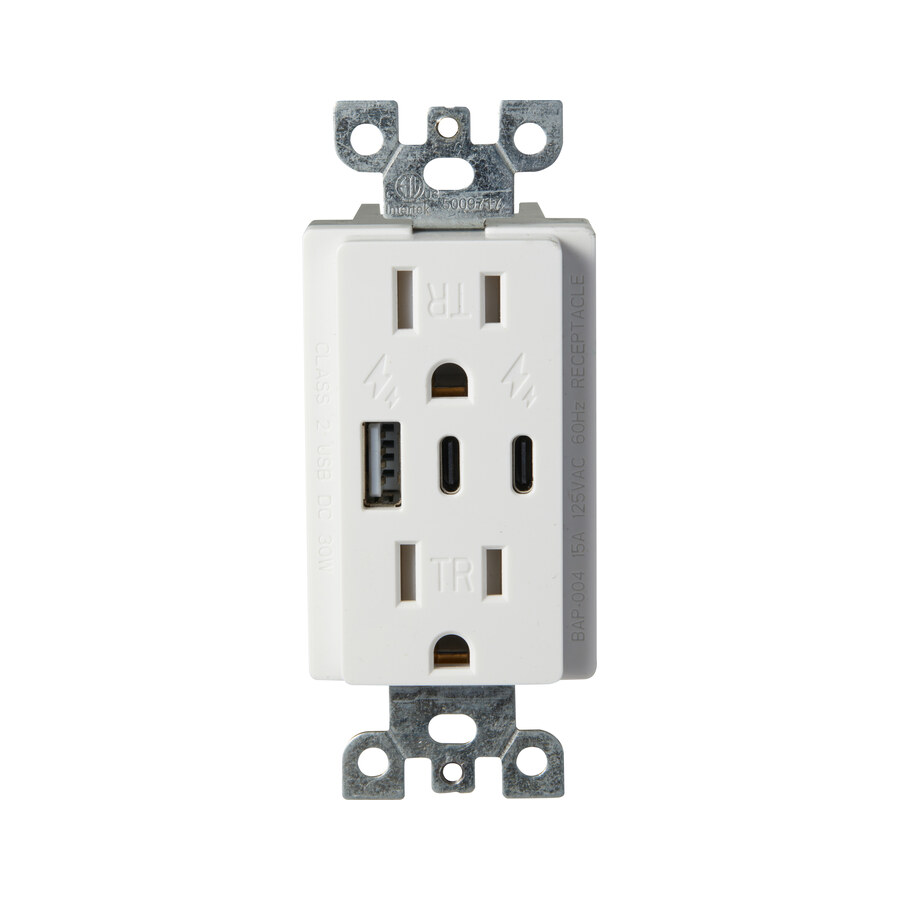 BAP-004 30W USB Outlet With 2 Type C + 1 Type A
