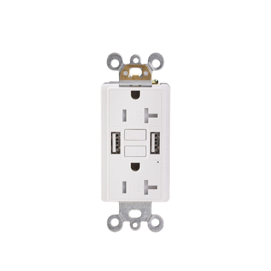 BCG-002U 20A TR GFCI With 2 Type-A