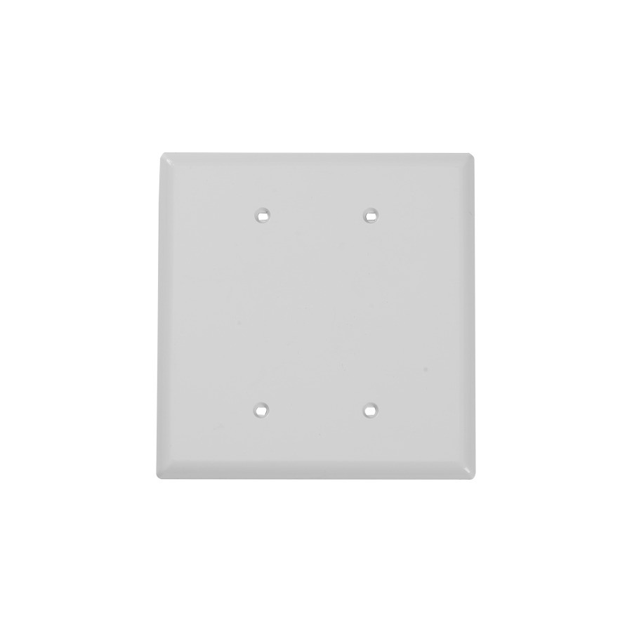 YGC-042D 2 Gang Blank Wall Plate