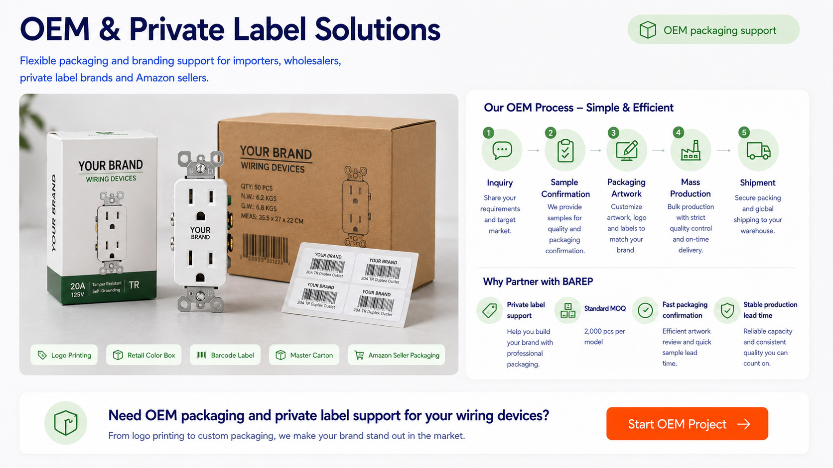 BAREP OEM and private label packaging solutions
