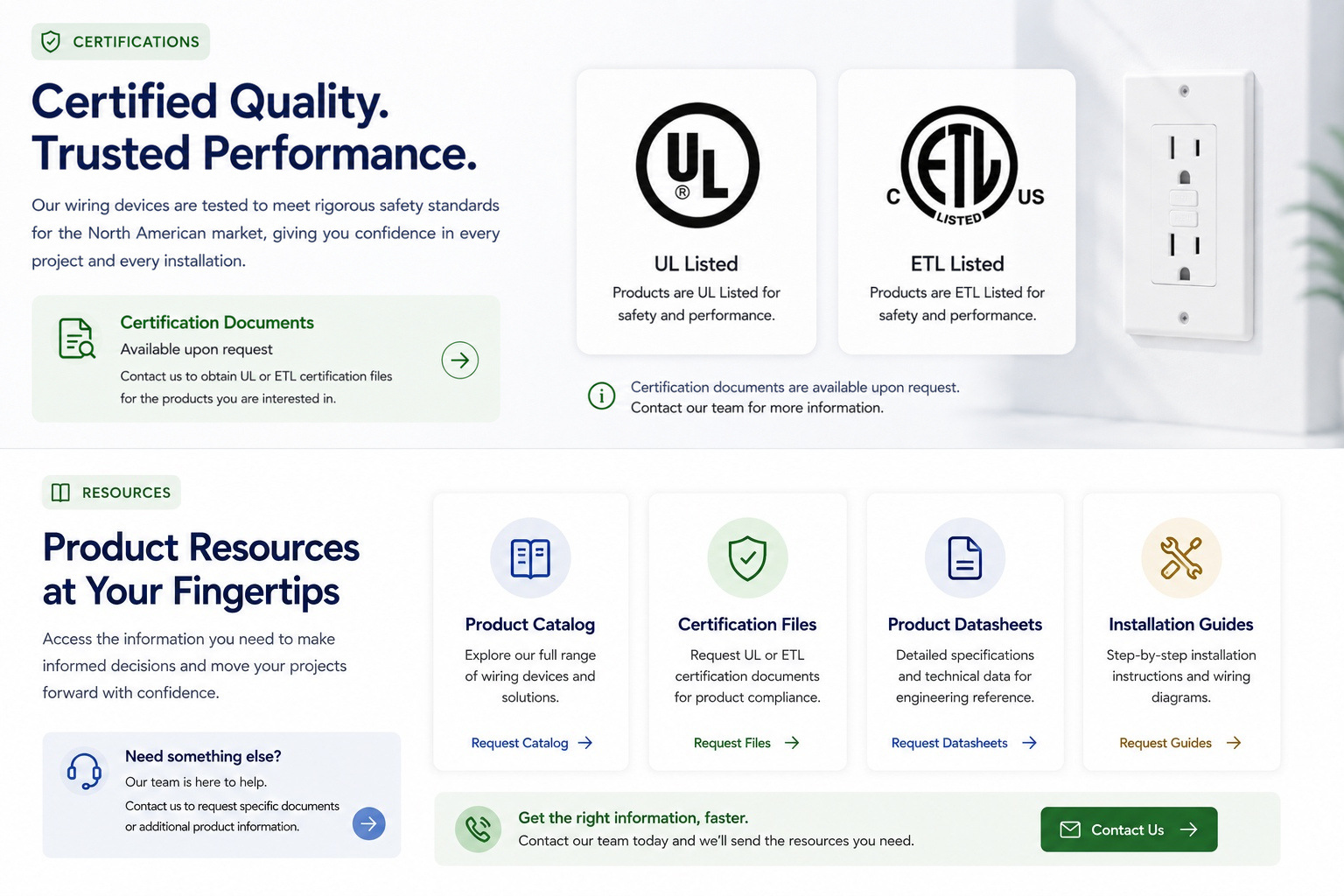 BAREP UL ETL certification resources available upon request